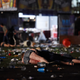 A person lies on the ground covered with blood at the Route 91 Harvest country music festival after gun fire was heard on October 1, 2017 in Las Vegas, Nevada. (Photo by David Becker/Getty Images)